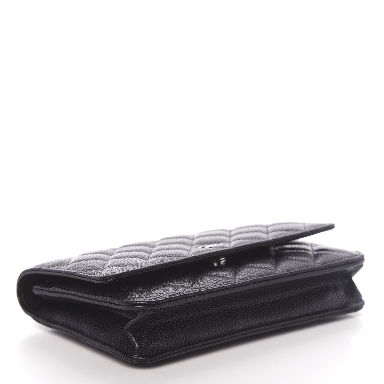 Chanel Caviar Quilted Wallet On Chain WOC Black 4 of 12