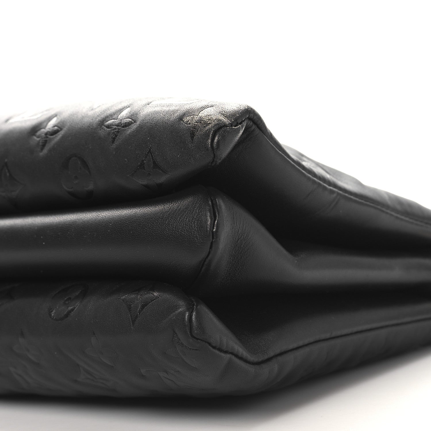 Louis Vuitton Lambskin Embossed Monogram Coussin MM  Black 11 of 11
