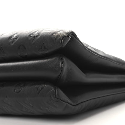 Louis Vuitton Lambskin Embossed Monogram Coussin MM  Black 11 of 11