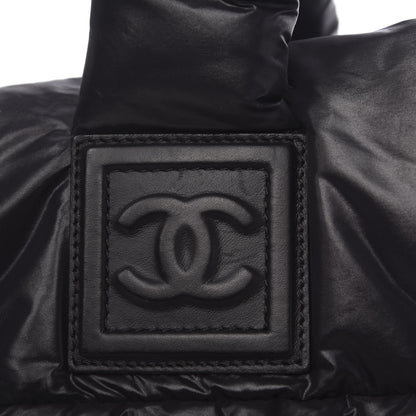 Chanel Nylon Quilted Medium Coco Cocoon Reversible Tote Black 11 of 19