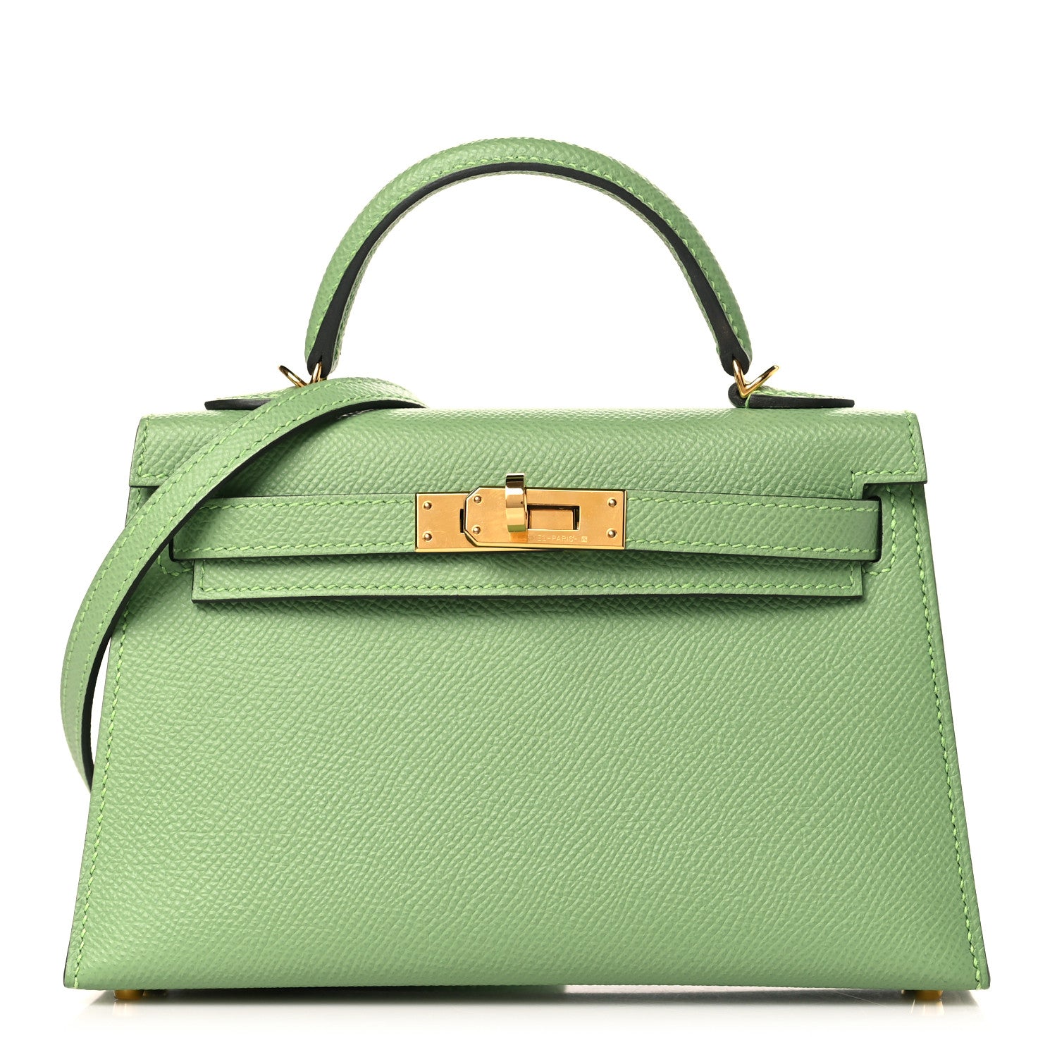 Hermes Epsom Mini Kelly Sellier 20 Vert Criquet 1 of 9