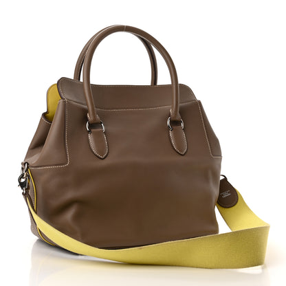 Hermes Swift Verso Toolbox 26 Etoupe Lime 3 of 14