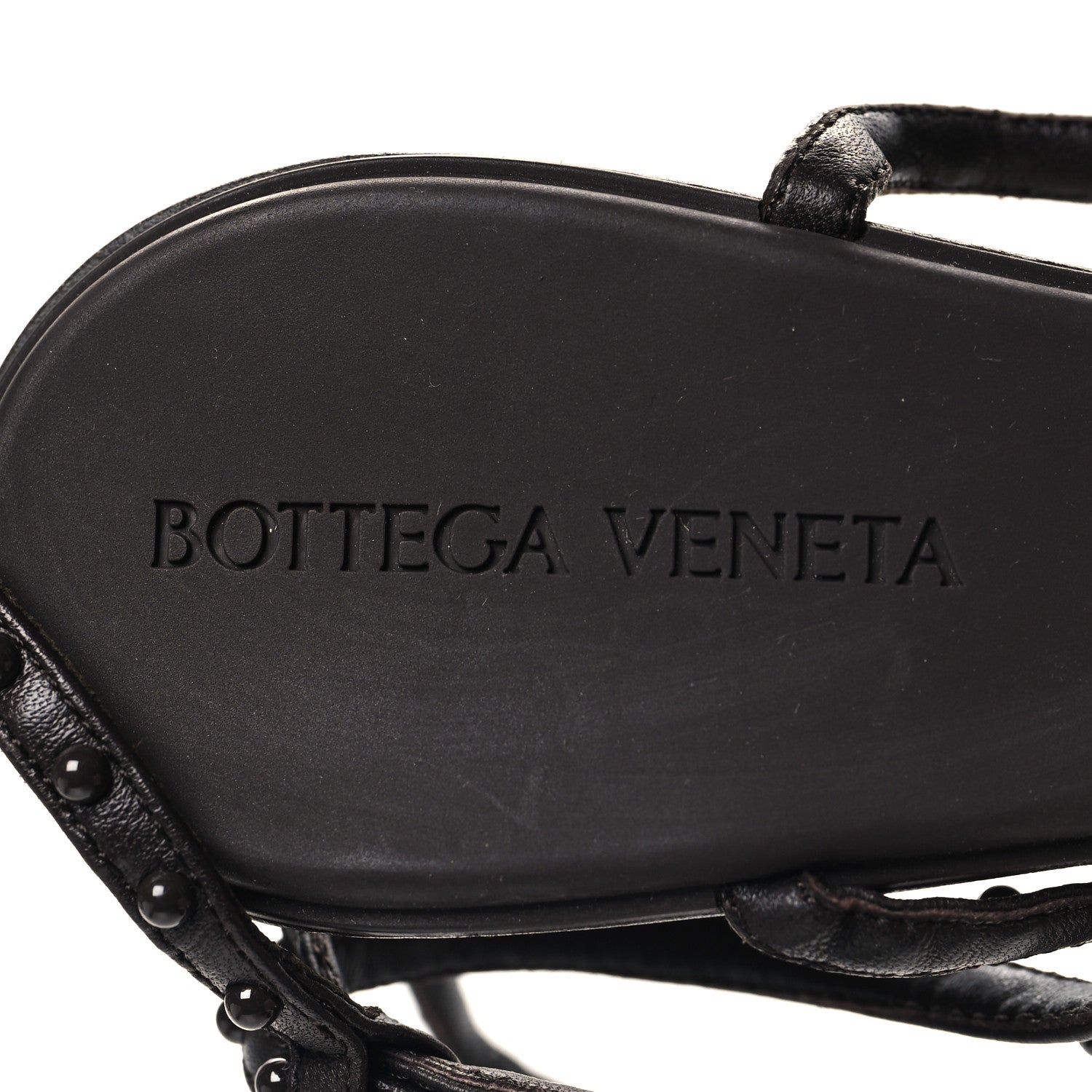 Bottega Veneta Nappa Lagoon Bubble 100mm Sandals 39 Fondant 7 of 7