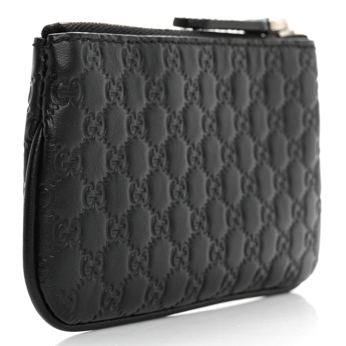 Microguccissima Key Ring Coin Case Black