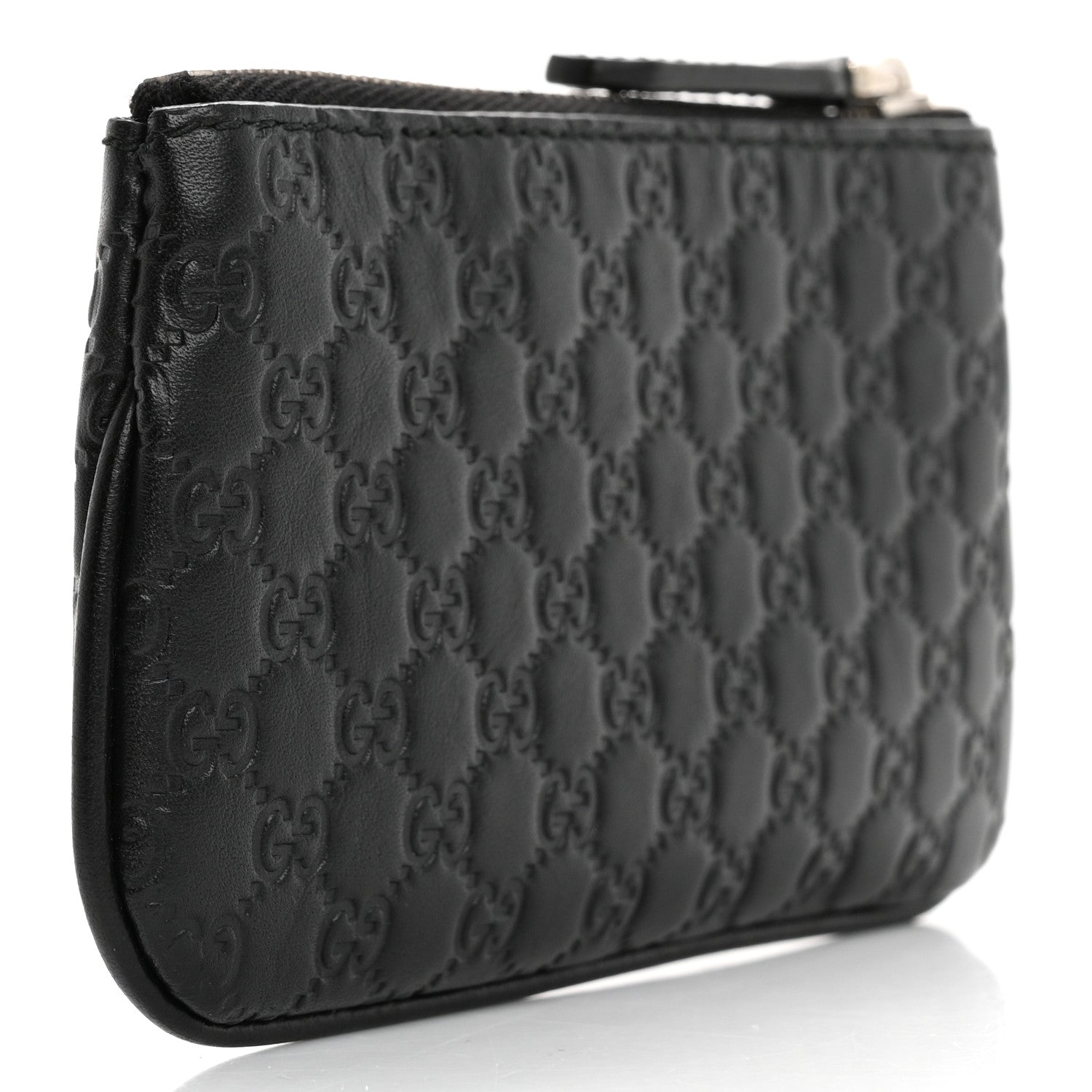 Gucci Microguccissima Key Ring Coin Case Black 4 of 10