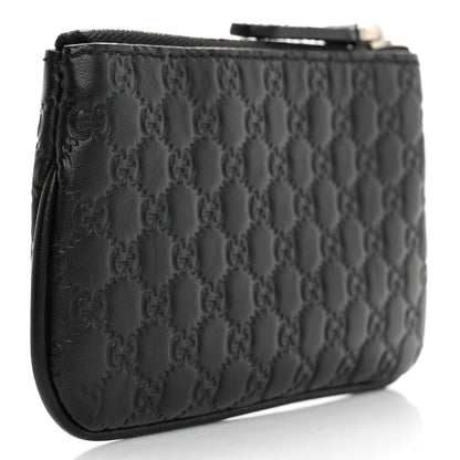 Gucci Microguccissima Key Ring Coin Case Black 4 of 10