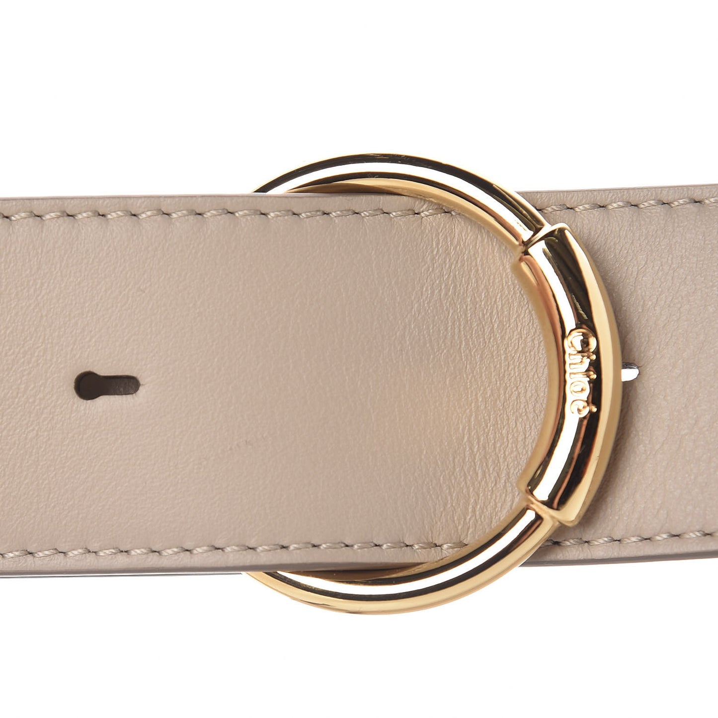 Smooth Calfskin Little Horses Embroidered Signature Belt Bag Pastel Grey