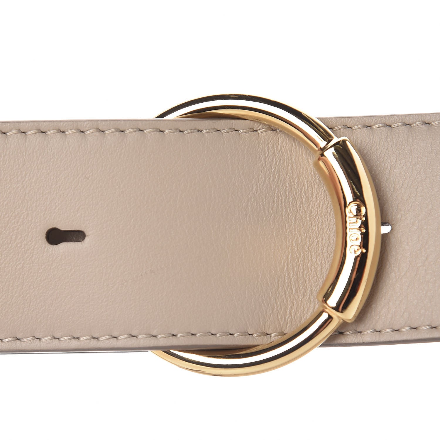 Chloe Smooth Calfskin Little Horses Embroidered Signature Belt Bag Pastel Grey 7 of 9