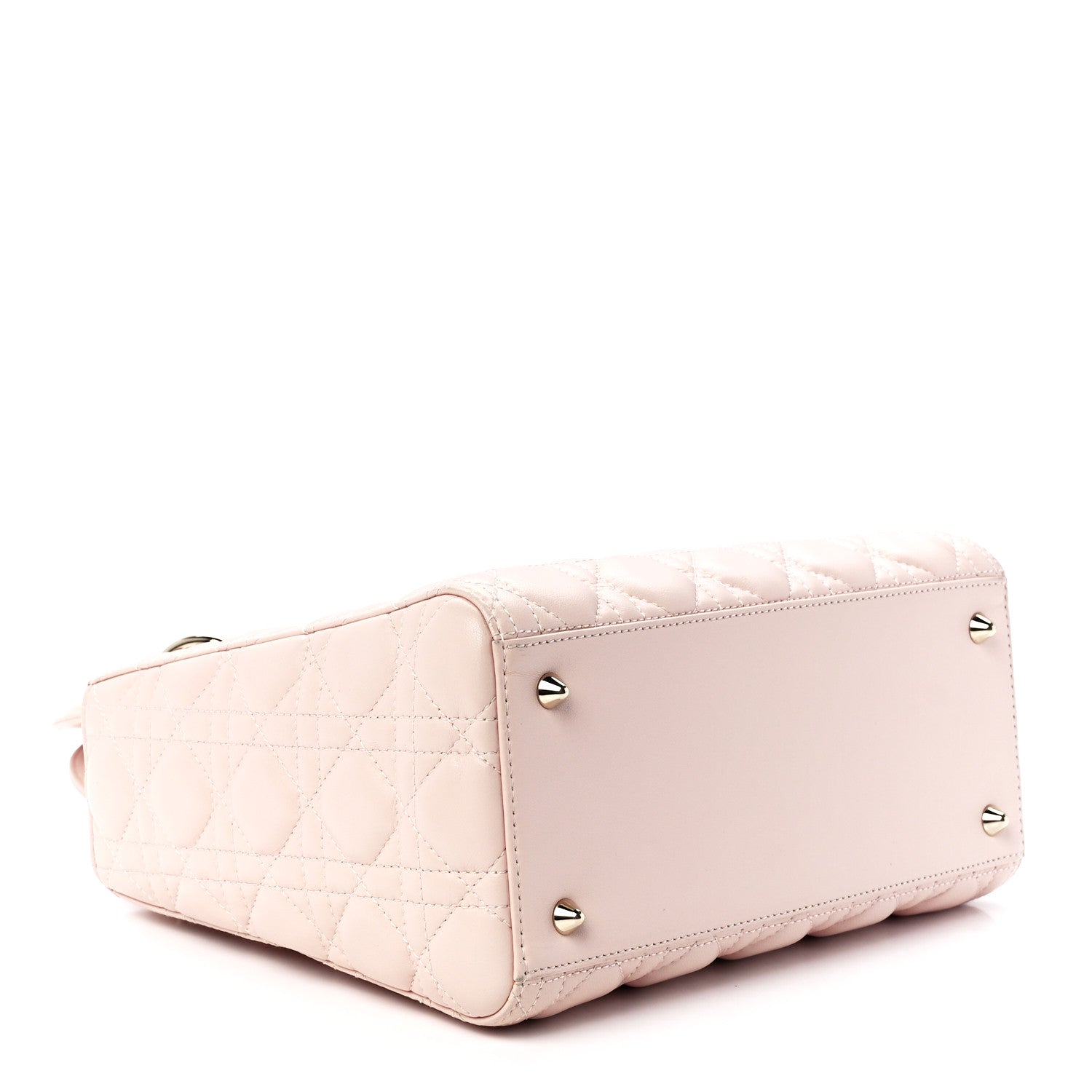 Christian Dior Lambskin Cannage Medium Lady Dior Light Pink 4 of 11