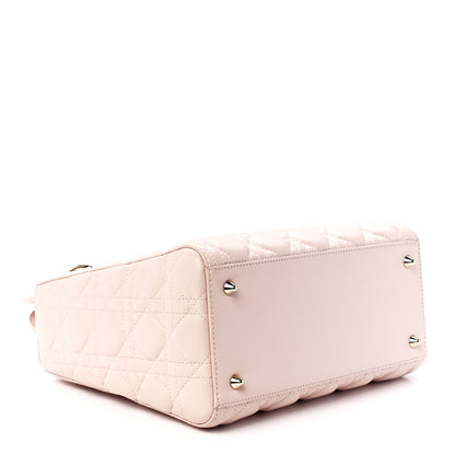 Christian Dior Lambskin Cannage Medium Lady Dior Light Pink 4 of 11
