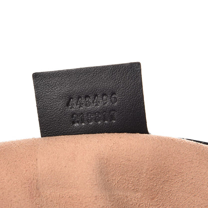 Gucci Calfskin Matelasse Animal Studs Medium GG Marmont Shoulder Bag Black 7 of 8