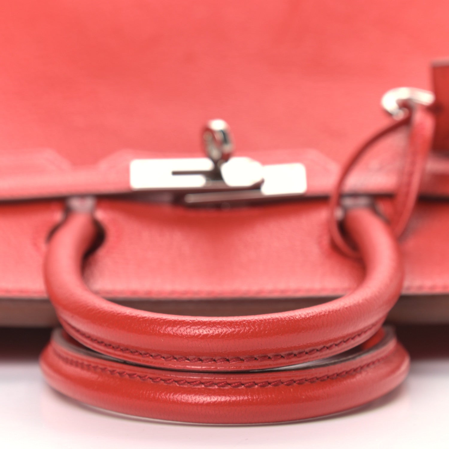 Hermes Chevre Mysore Birkin 25 Rouge Vif 13 of 42