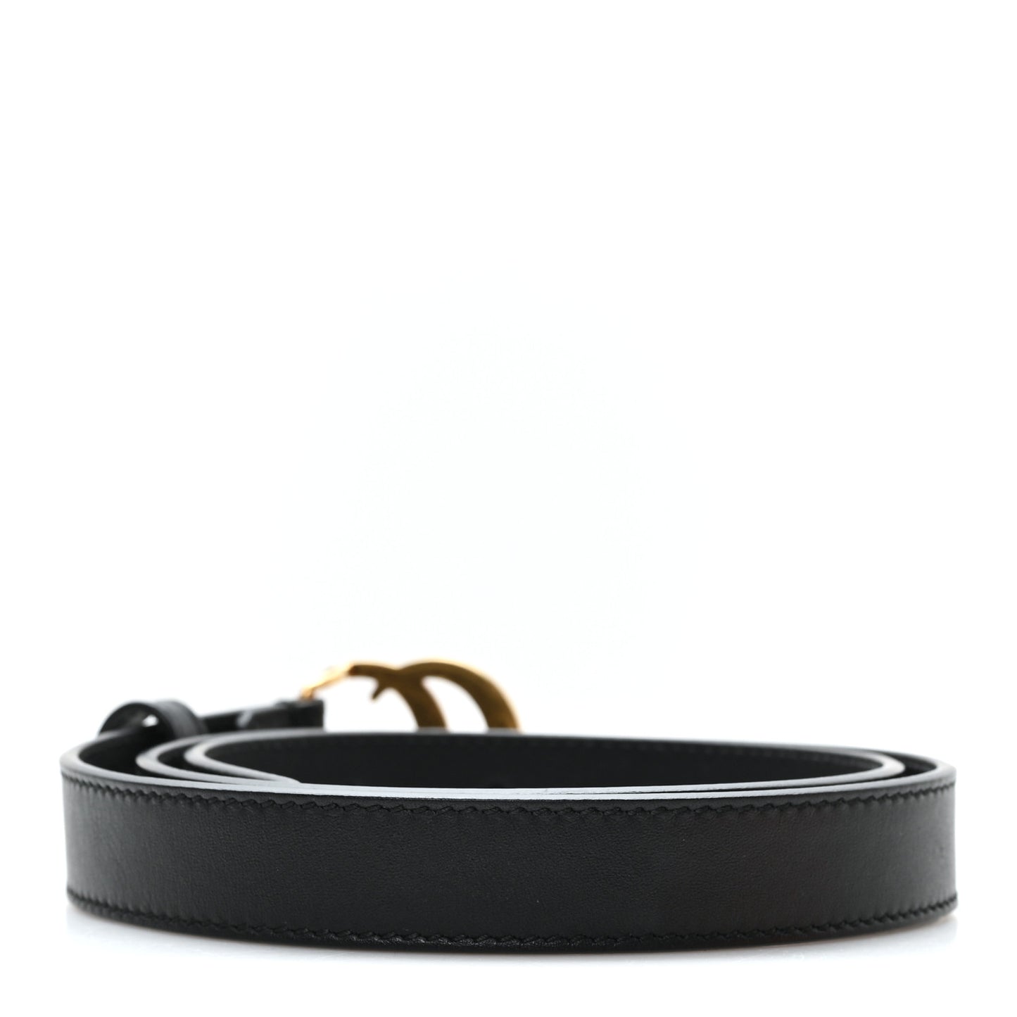 Calfskin Double G 20mm Belt 70 28 Black