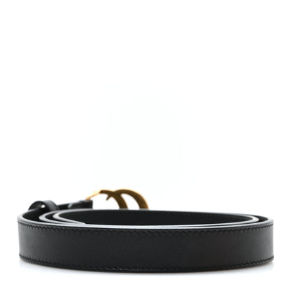 Gucci Calfskin Double G 20mm Belt 70 28 Black 2 of 5