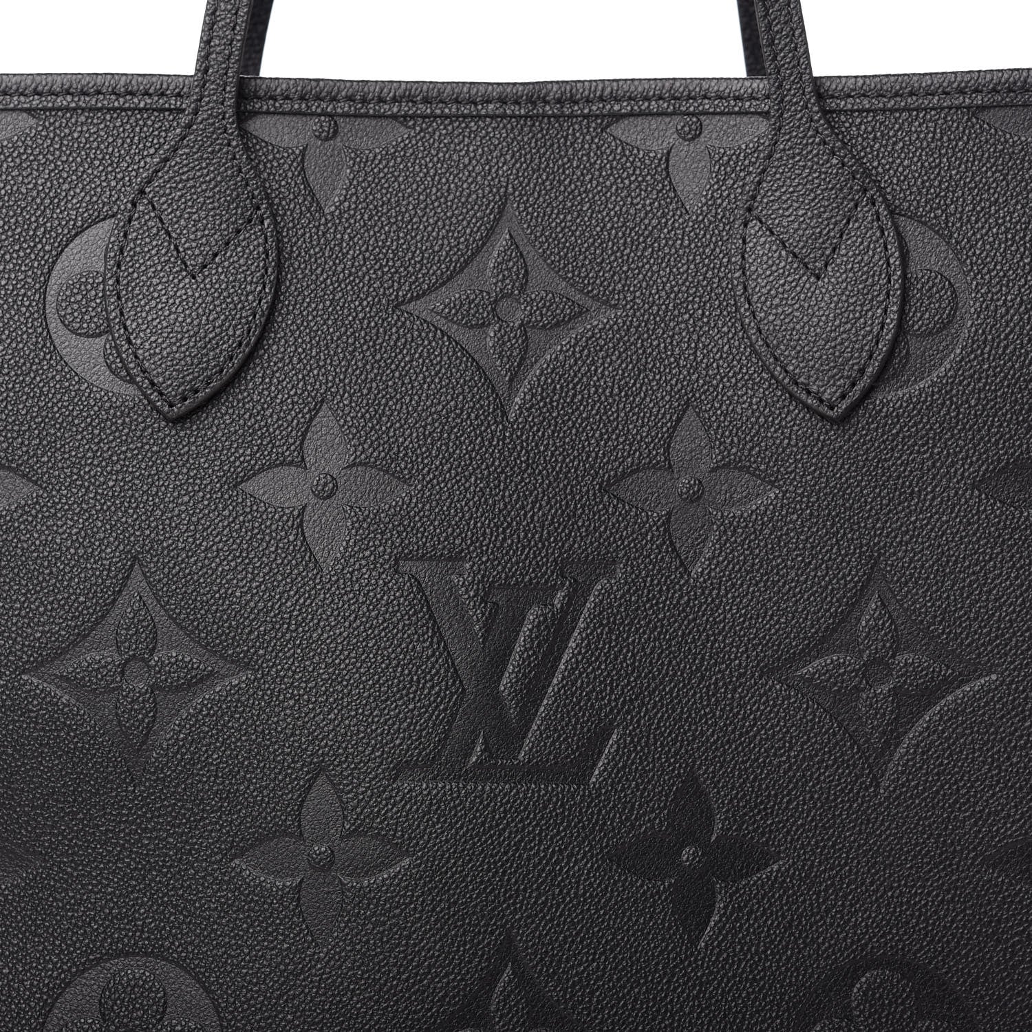 Louis Vuitton Empreinte Monogram Giant Neverfull MM Black 9 of 9