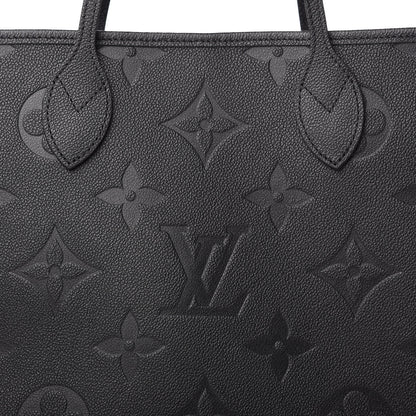 Louis Vuitton Empreinte Monogram Giant Neverfull MM Black 9 of 9