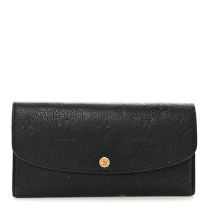 Louis Vuitton Empreinte Emilie Wallet Black Dune 1 of 13