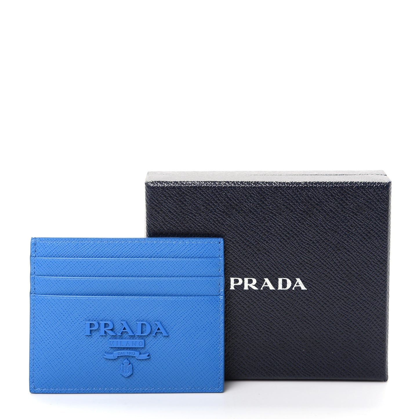 Saffiano Shine Monochrome Card Holder Marea