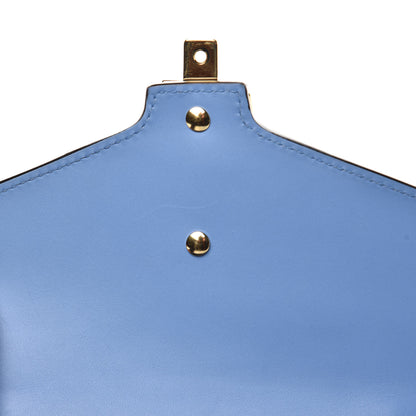 Gucci Calfskin Mini Sylvie Chain Shoulder Bag Clear Sky Blue 8 of 12