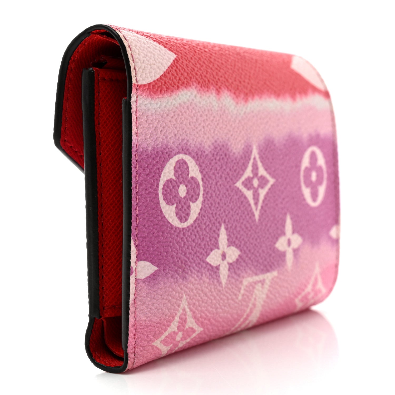 Louis Vuitton Monogram Escale Victorine Wallet Red 3 of 10