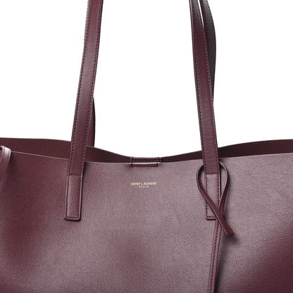 Saint Laurent Calfskin Large Shopping Tote Dark Red 10 of 10