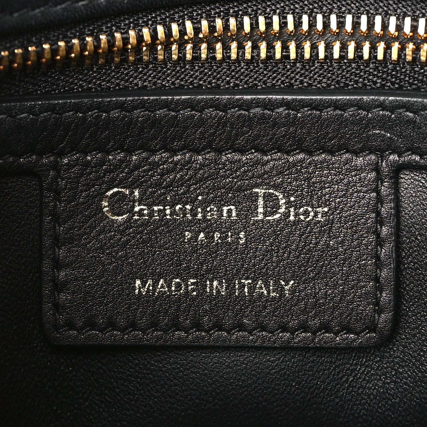 Christian Dior Calfskin Cannage Small Caro Bag Black 6 of 10