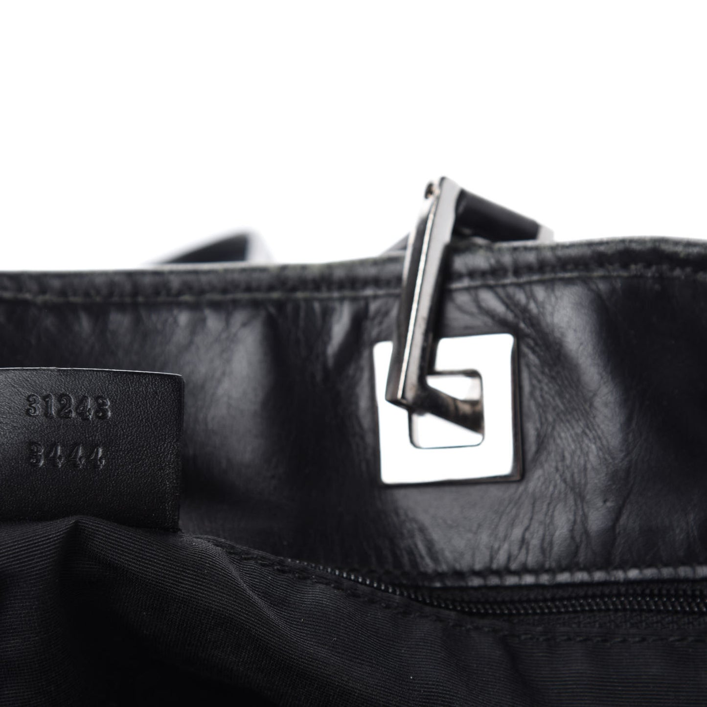 Monogram Bucket Tote Black