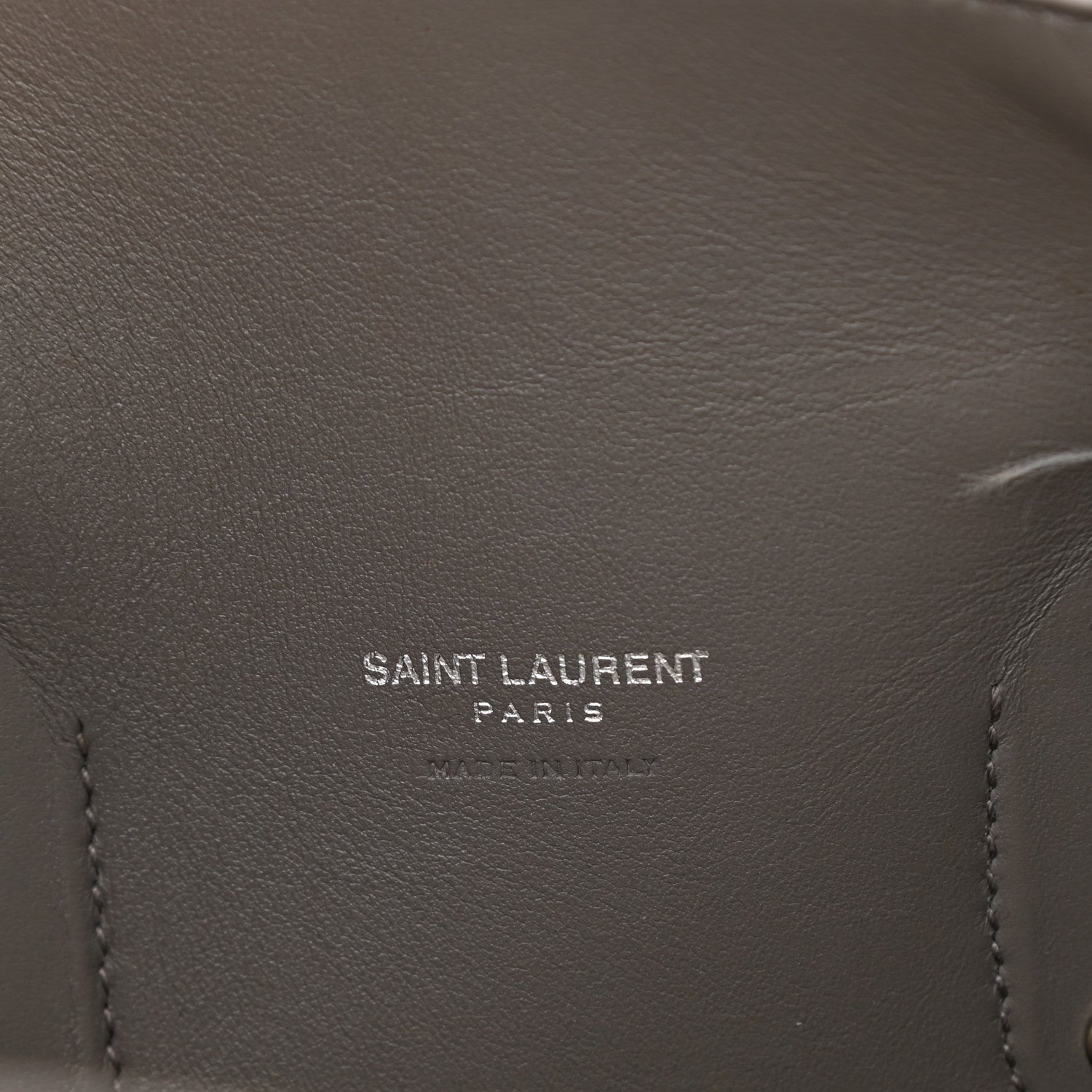Saint Laurent Grained Calfskin Small Sac De Jour Fog 5 of 16
