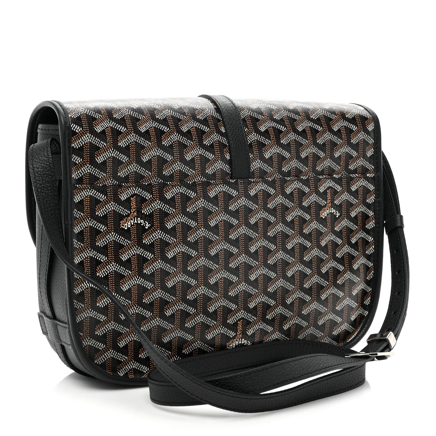Goyard Goyardine Belvedere II MM Messenger Bag Black 3 of 7