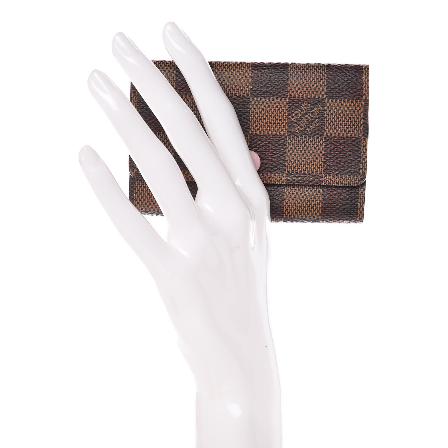 Louis Vuitton Damier Ebene Multicles 6 Key Holder Rose Ballerine 2 of 8