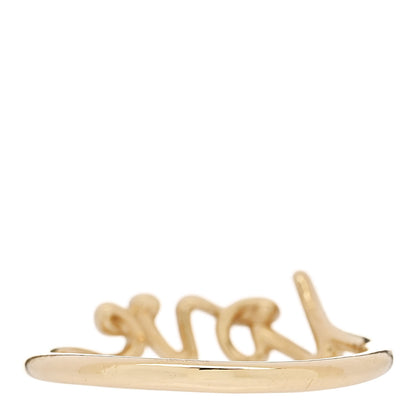 Tiffany 18K Yellow Gold Mini Paloma's Graffiti Love Ring 54 7 3 of 6