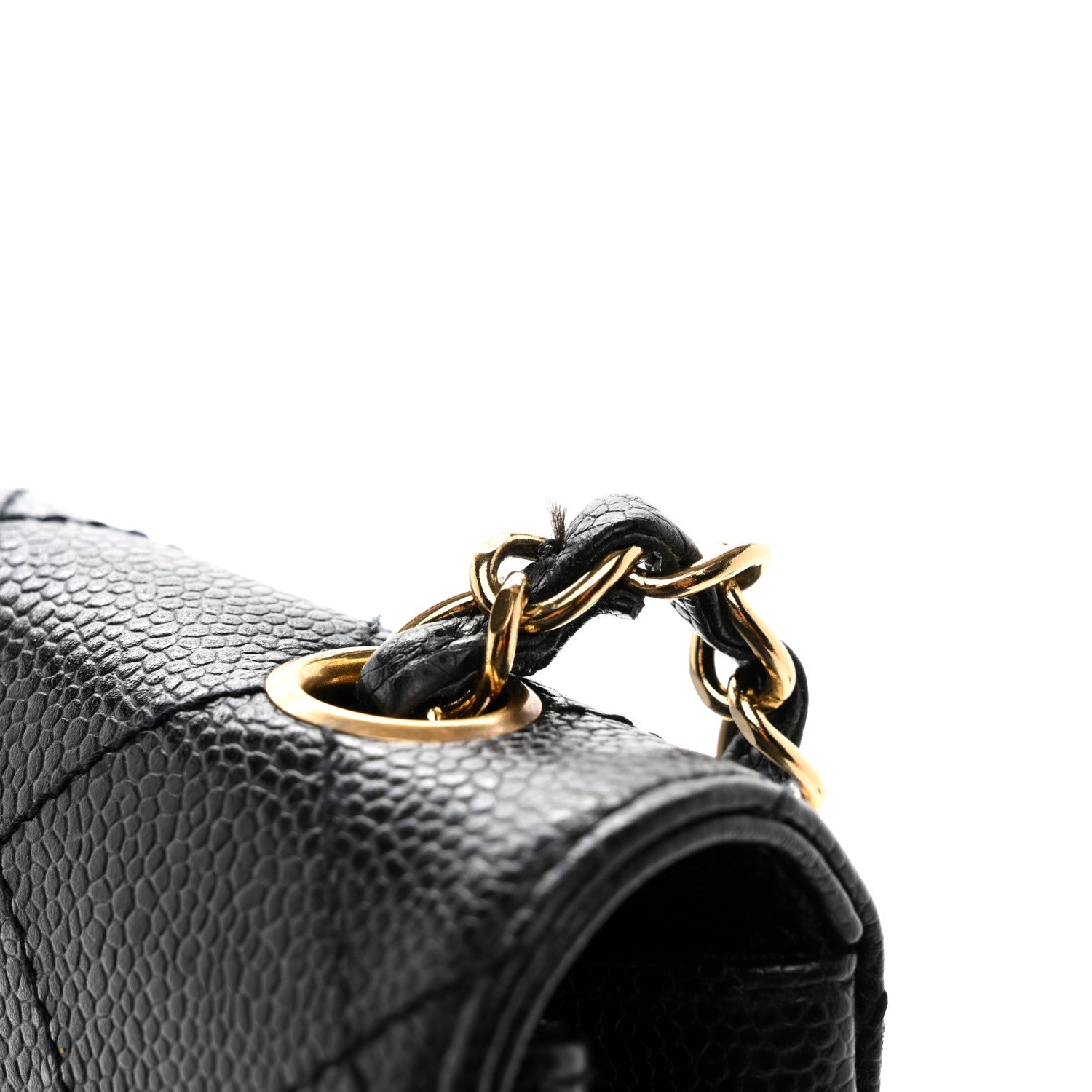 Chanel Caviar Quilted Medium Single Flap Black 11 of 12