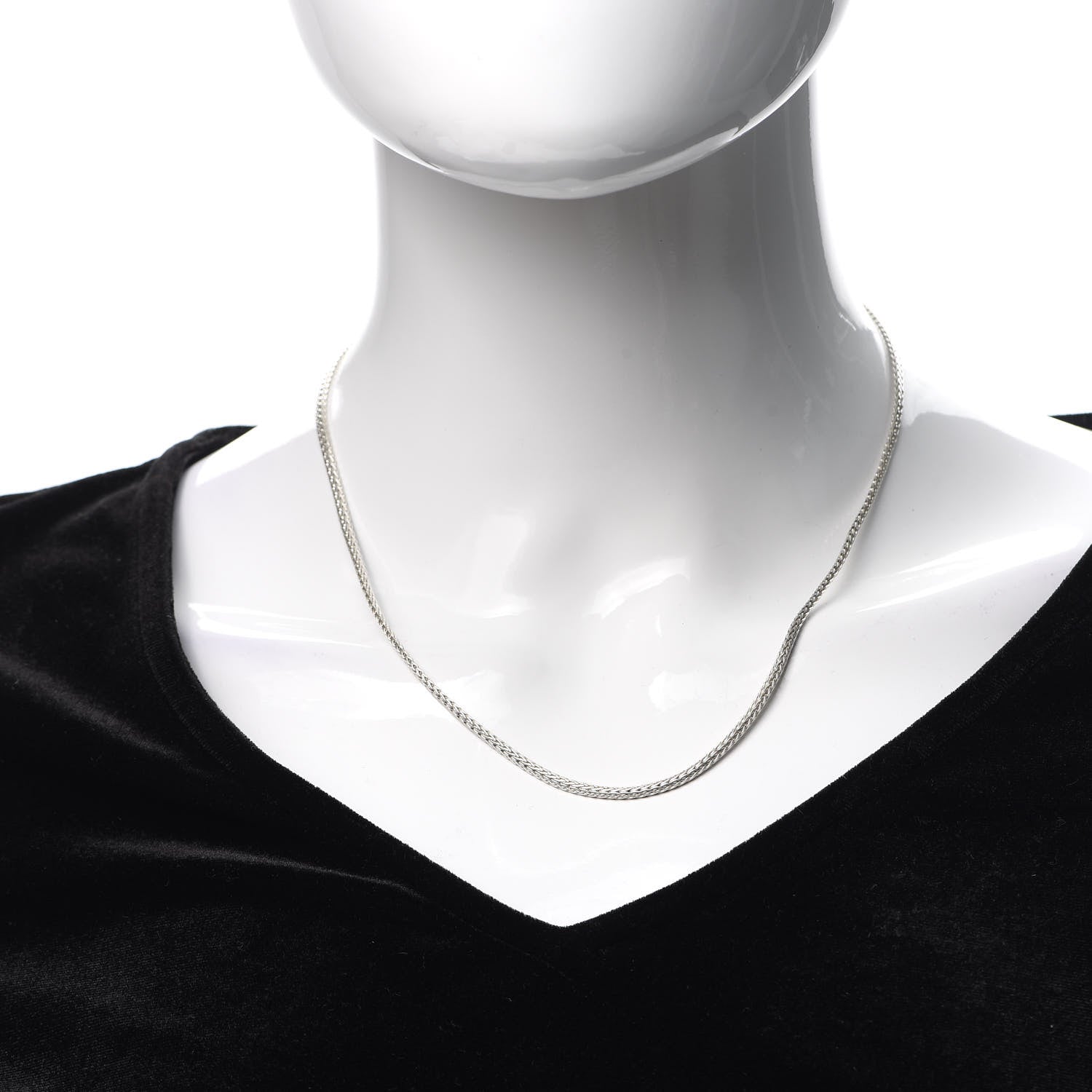 John Hardy Sterling Silver 2.5mm Classic Chain Necklace 2 of 5