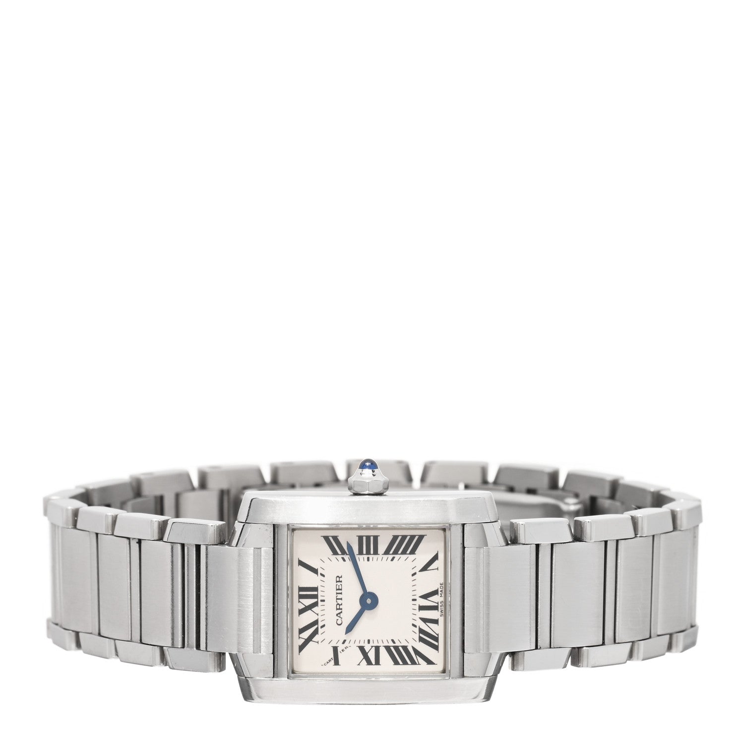 Cartier Stainless Steel 20mm Tank Francaise Quartz Watch 2 of 5