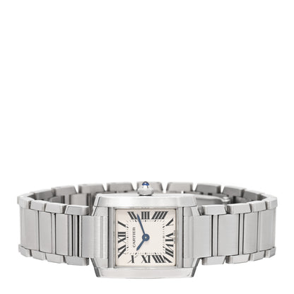 Cartier Stainless Steel 20mm Tank Francaise Quartz Watch 2 of 5