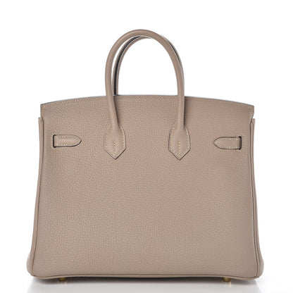 Hermes Togo Birkin 25 Gris Tourterelle 4 of 36