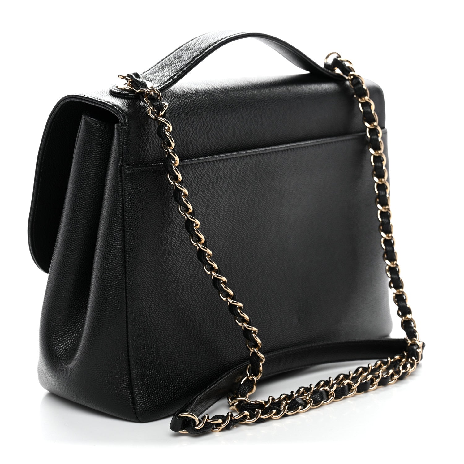 Chanel Caviar Quilted Large Business Affinity Flap Black 3 of 12