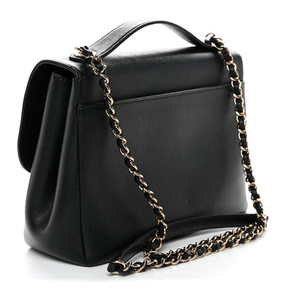 Chanel Caviar Quilted Large Business Affinity Flap Black 3 of 12