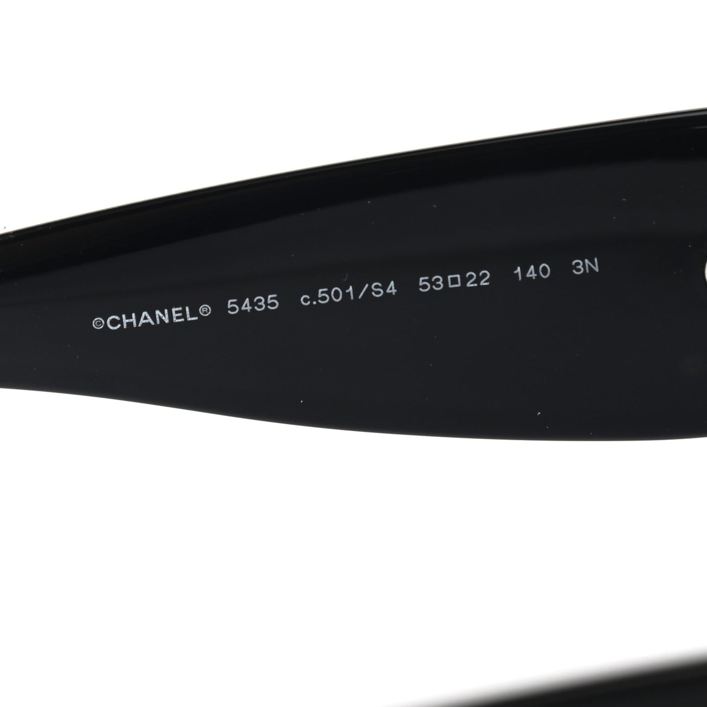 Acetate Rectangle Sunglasses 5435 Black Grey