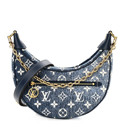 Louis Vuitton Monogram Jacquard Denim Loop Bleu 1 of 7