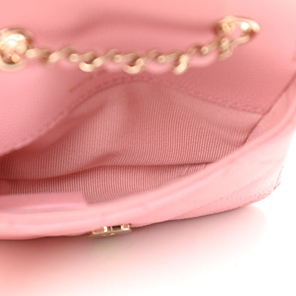 Chanel Caviar Quilted Mini Chain Belt Bag Pink 5 of 10