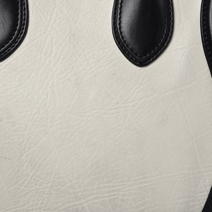 Celine Elephant Calfskin Mini Bi-Color Luggage Black White 13 of 17