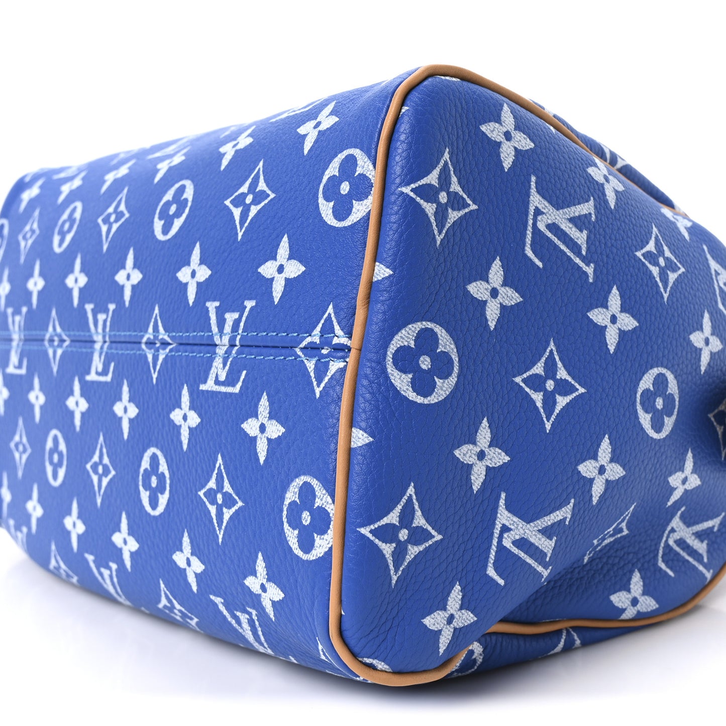 Calfskin Monogram Speedy P9 Bandouliere 25 Blue