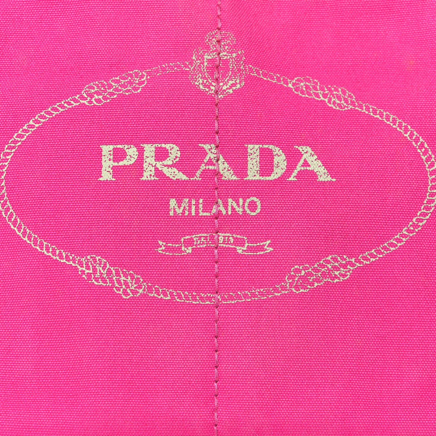 Prada Canapa Logo Shopping Tote Fuxia 7 of 18