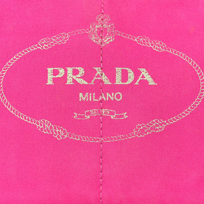 Prada Canapa Logo Shopping Tote Fuxia 7 of 18