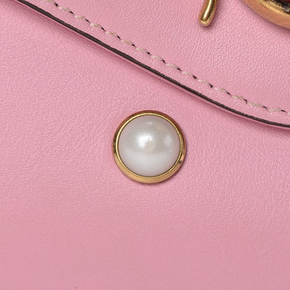 Gucci Nappa Pearl Studded Mini Queen Margaret Broadway Shoulder Bag Sugar Pink 25 of 28