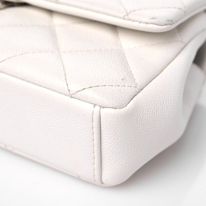 Chanel Caviar Quilted My Everything Small Flap White Black 9 of 15
