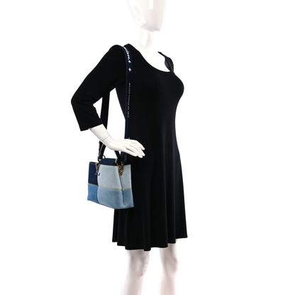 Louis Vuitton Taurillon Denim Capucines BB Navy Blue 2 of 8