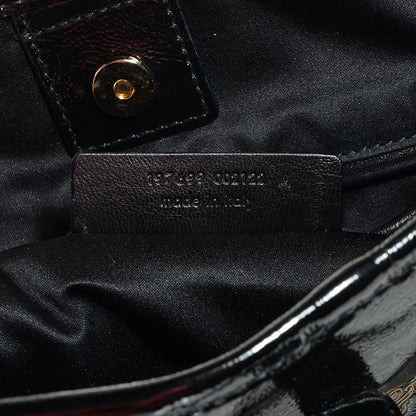 Saint Laurent Textured Patent Small Y-Mail Tote Black 7 of 7