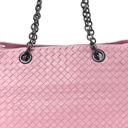 Bottega Veneta Nappa Intrecciato Large Classic Chain Strap Tote Glicine 7 of 10